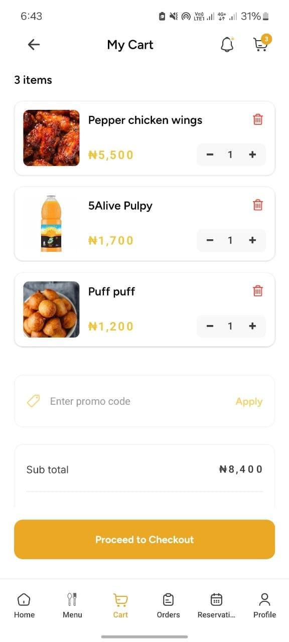 Foodies storefront