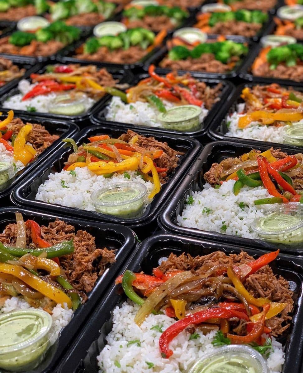 Assorted meal bowls
