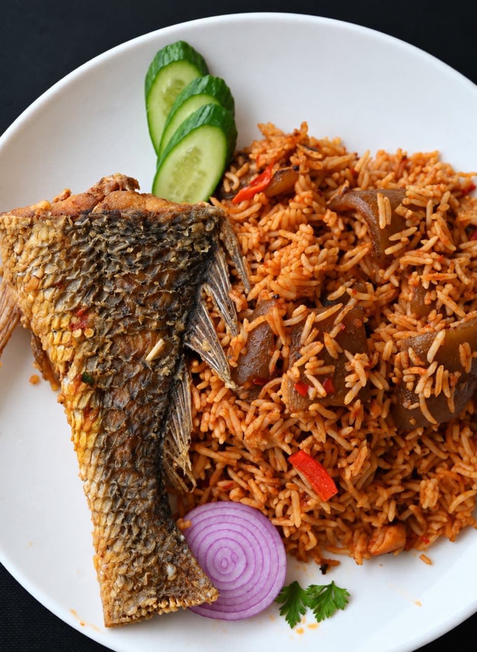 Jollof Rice & Fish