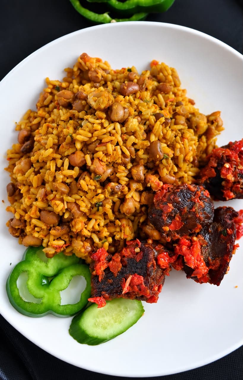 Rice & Beans with Beef