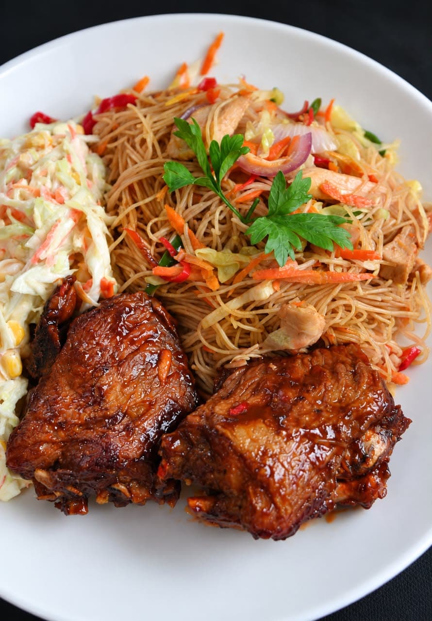 Stir-Fry Noodles & Chicken